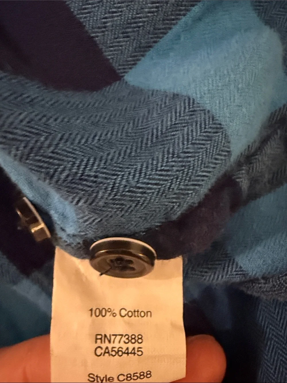 J. Crew Women’s Blue Buffalo Plaid Button-Down Shirt